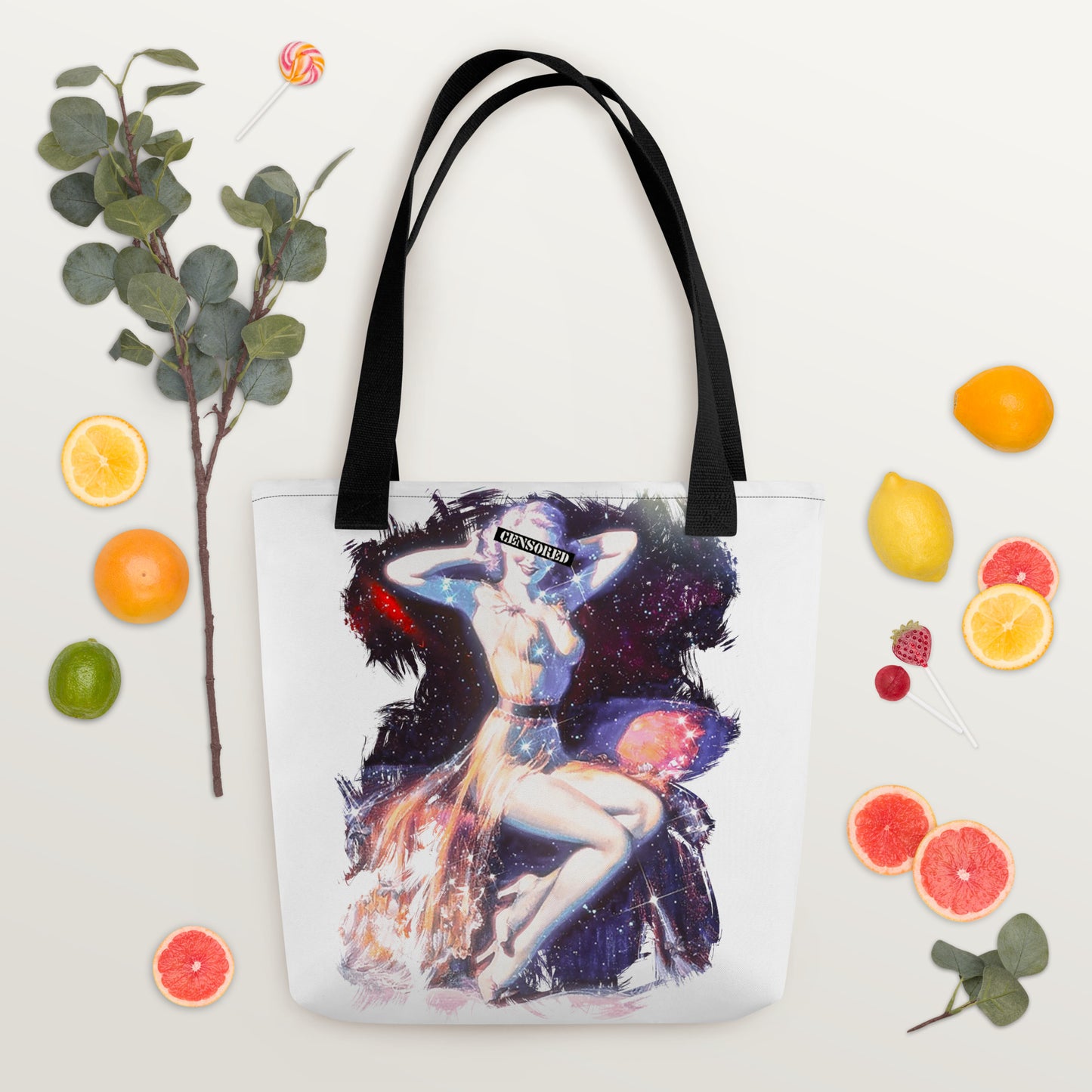 Censored Star Tote bag