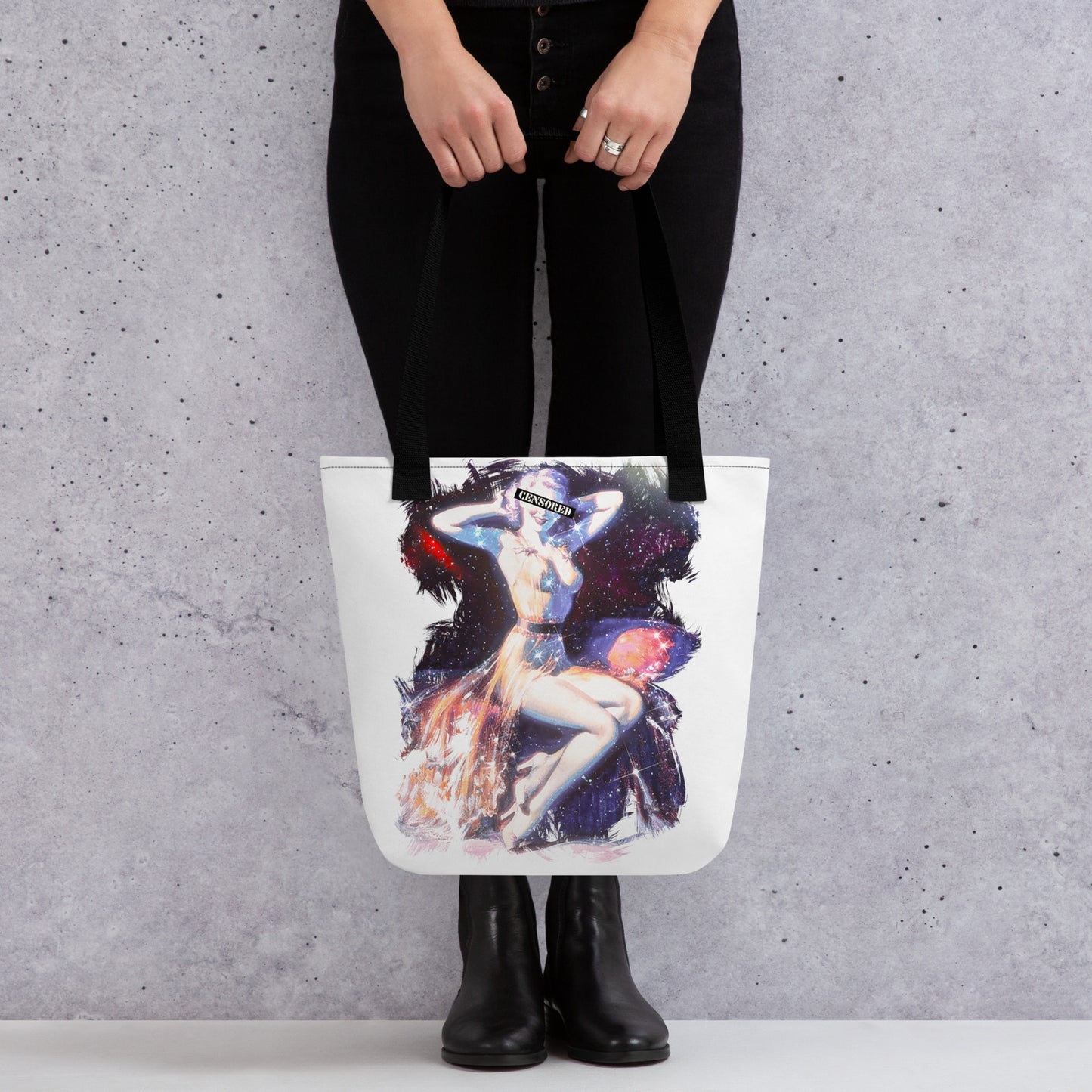 Censored Star Tote bag