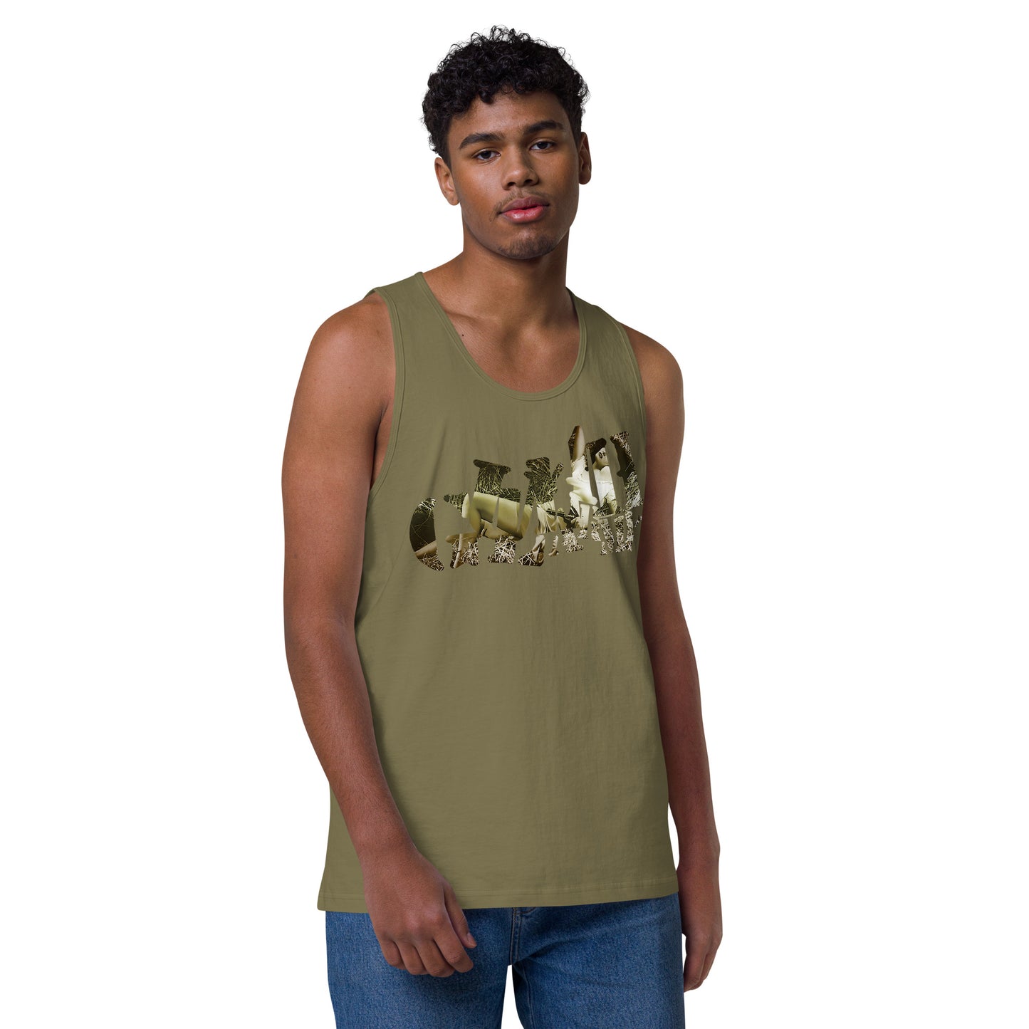 Pin-up #3 tank top Men's Fit