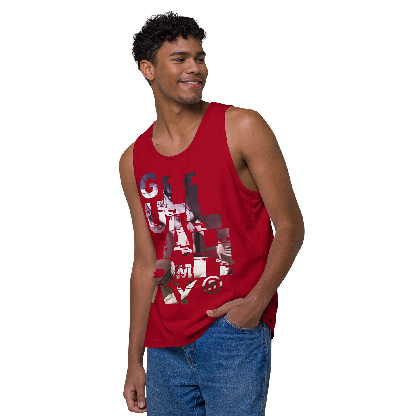 Pin-up #2 tank top Men's Fit