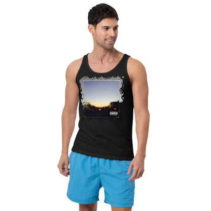 Blurry. Men's Fit Tank Top