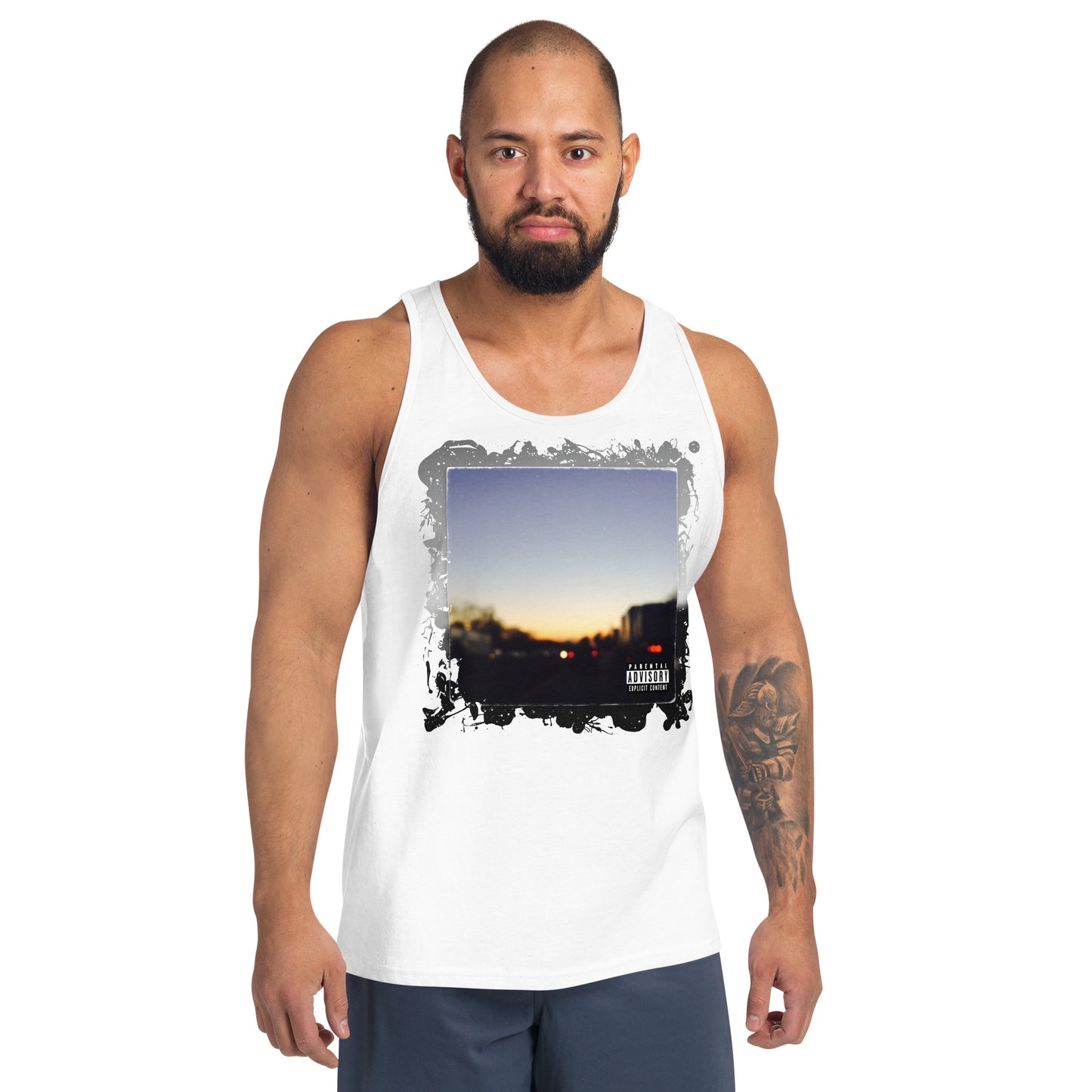 Blurry. Men's Fit Tank Top