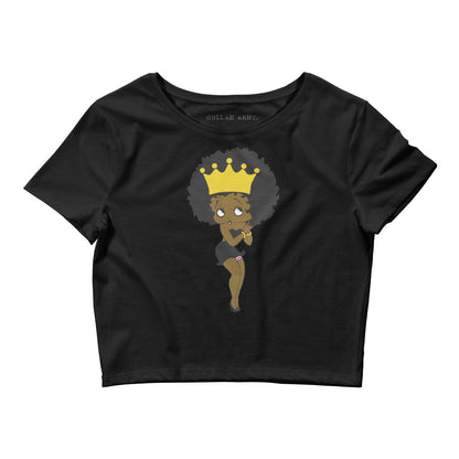 Queen B. Crop Tee