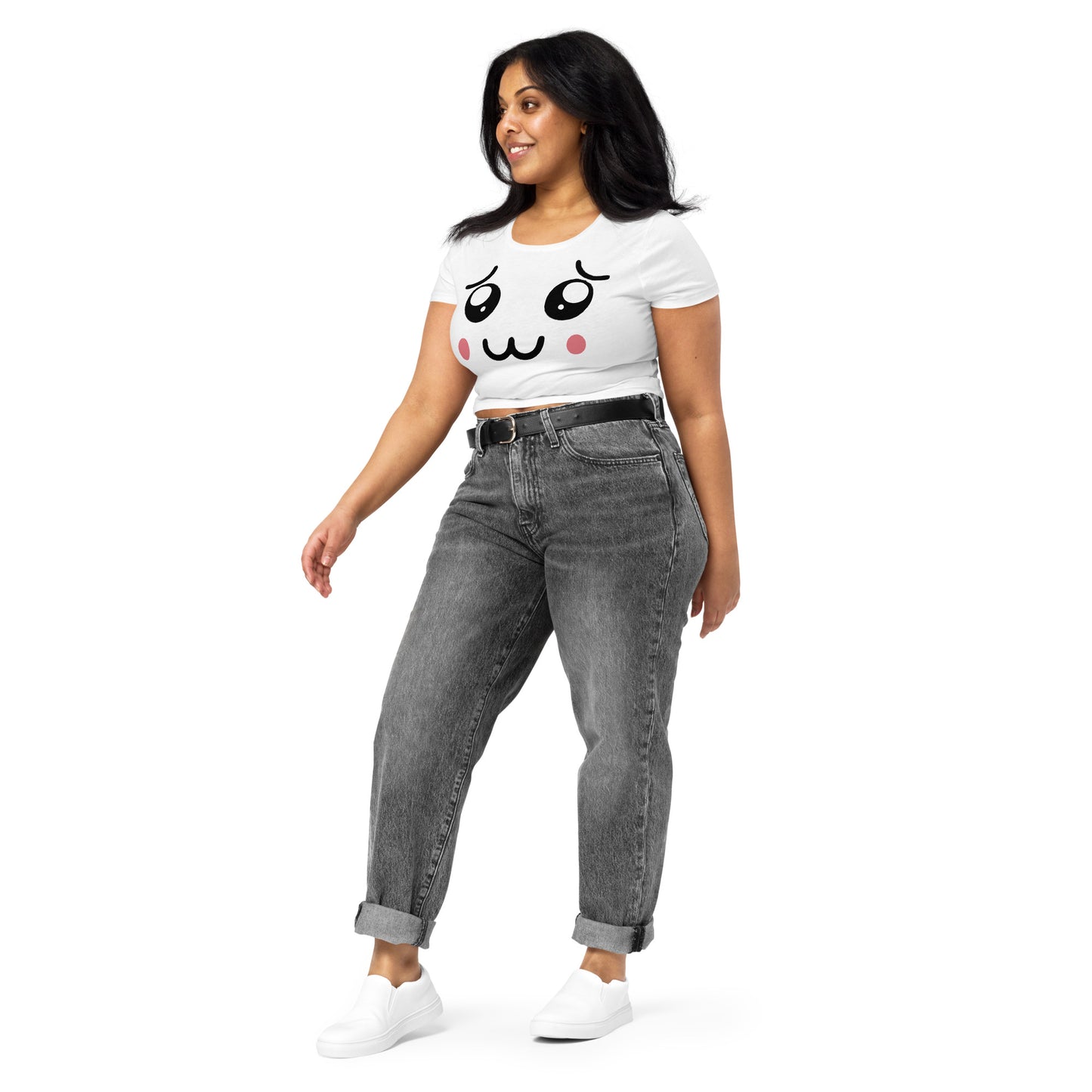 Kitty Eyes Crop Tee