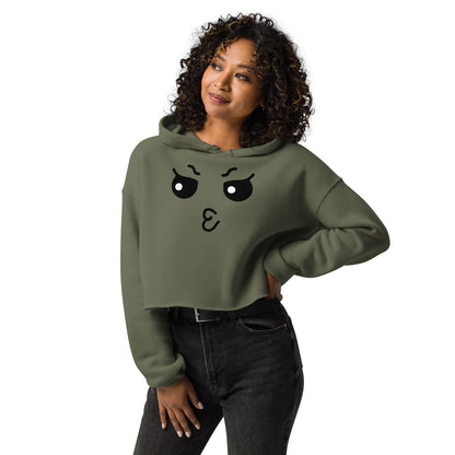 Annoyed Crop Hoodie