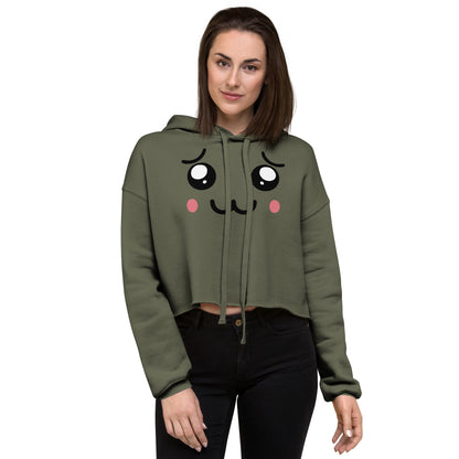 Kitty Eyes Crop Hoodie