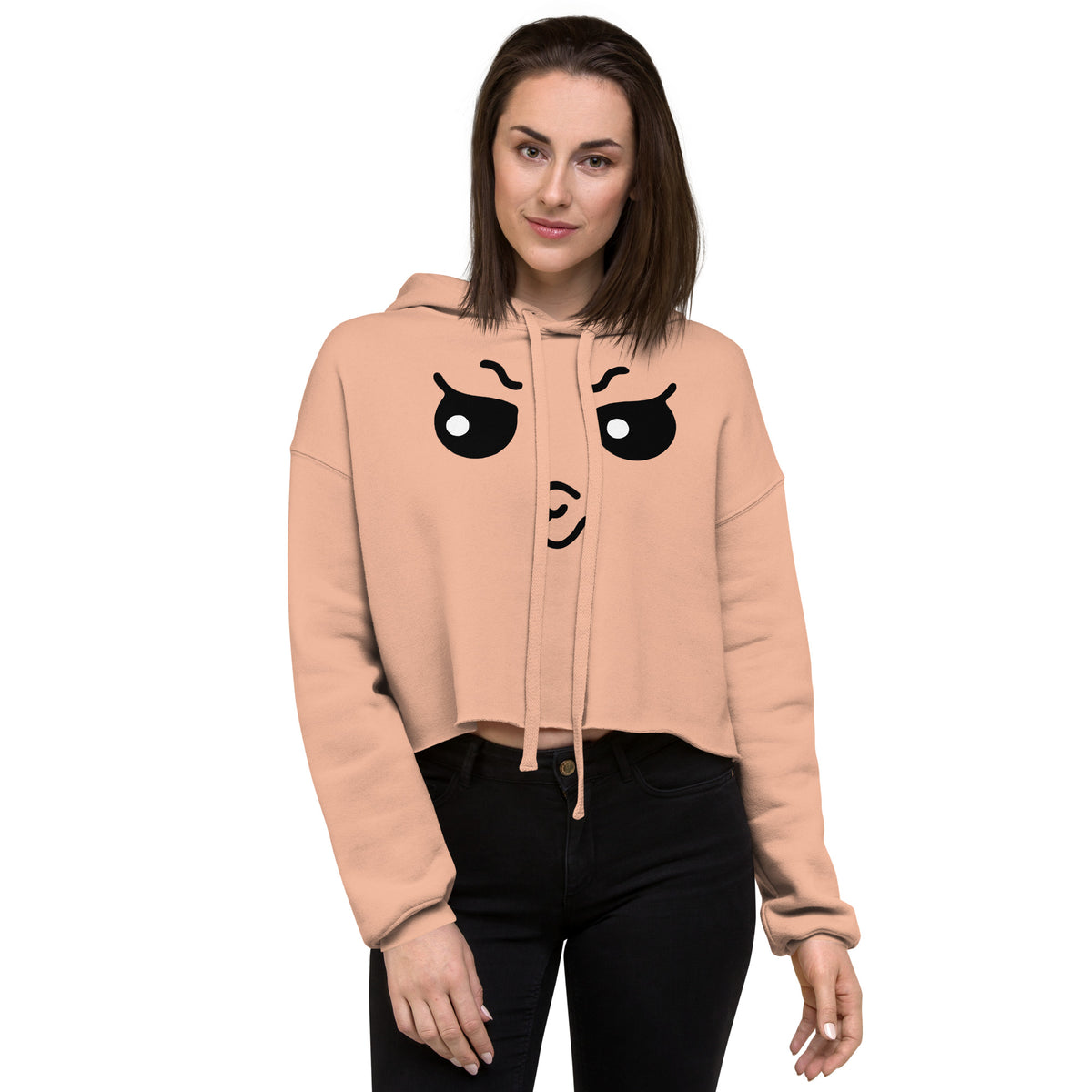 Annoyed Crop Hoodie