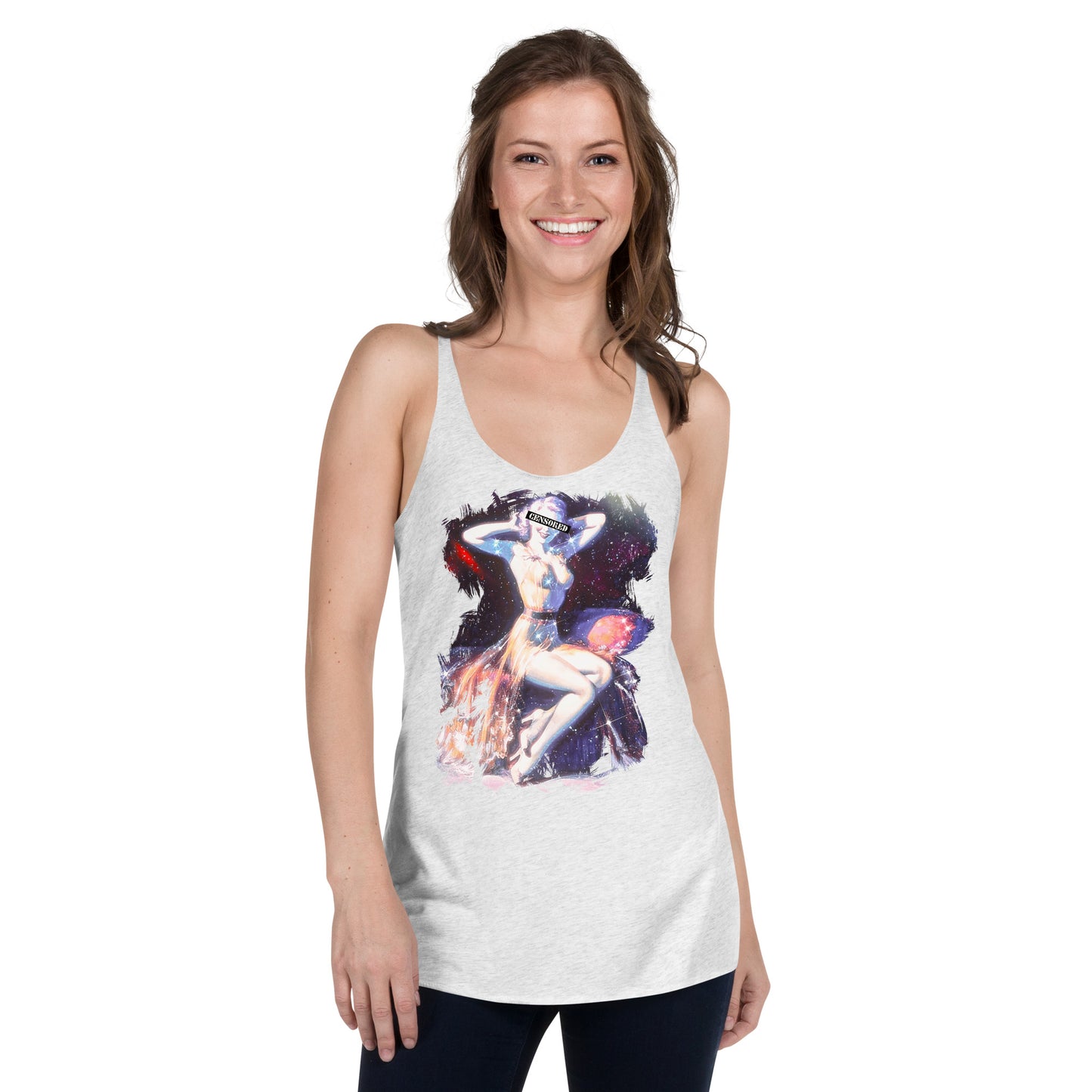 Censored Star Tank Top Women's Fit